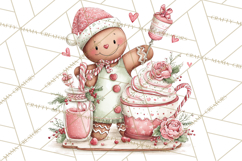 Holiday Baking Clipart PNG, Cute Cookie Characters Product Image 4