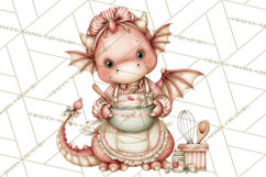 Holiday Baking Clipart PNG, Cute Cookie Characters Product Image 3