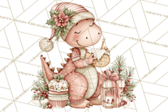 Holiday Baking Clipart PNG, Cute Cookie Characters Product Image 2