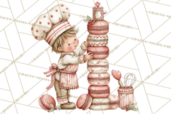 Holiday Baking Clipart PNG, Cute Cookie Characters Product Image 5