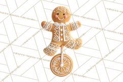 Gingerbread People Clipart PNG, Cute Cartoon Holiday Product Image 4