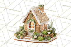 Gingerbread People Clipart PNG, Cute Cartoon Holiday Product Image 3