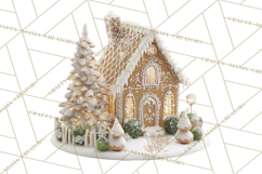 Gingerbread People Clipart PNG, Cute Cartoon Holiday Product Image 4