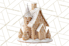 Gingerbread People Clipart PNG, Cute Cartoon Holiday Product Image 5