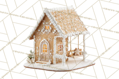 Gingerbread People Clipart PNG, Cute Cartoon Holiday Product Image 4