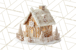 Gingerbread People Clipart PNG, Cute Cartoon Holiday Product Image 2
