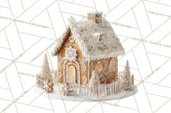 Gingerbread People Clipart PNG, Cute Cartoon Holiday Product Image 2