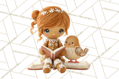 Gingerbread People Clipart PNG, Cute Cartoon Holiday Product Image 2