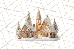 Gingerbread People Clipart PNG, Cute Cartoon Holiday Product Image 4