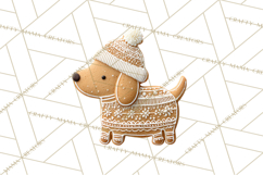 Gingerbread People Clipart PNG, Cute Cartoon Holiday Product Image 4