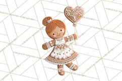 Gingerbread People Clipart PNG, Cute Cartoon Holiday Product Image 5