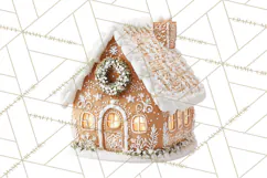 Gingerbread People Clipart PNG, Cute Cartoon Holiday Product Image 2