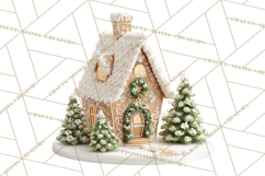 Gingerbread People Clipart PNG, Cute Cartoon Holiday Product Image 3