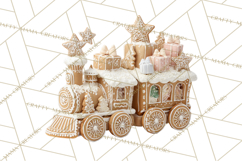 Gingerbread People Clipart PNG, Cute Cartoon Holiday Product Image 2