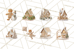 Gingerbread People Clipart PNG, Cute Cartoon Holiday Product Image 6