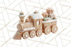 Gingerbread People Clipart PNG, Cute Cartoon Holiday Product Image 3