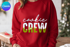 cookie crew Christmas Canva Frame Shirt Design Product Image 1