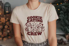 Cookie Eating Crew SVG, Christmas Raccoon Opossum PNG Design Product Image 3
