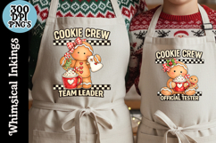 Cookie Crew Gingerbread Sublimation Clipart| DTF Clipart Product Image 1
