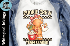 Cookie Crew Gingerbread Sublimation Clipart| DTF Clipart Product Image 2
