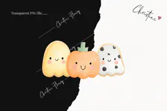 Cute Halloween Cookies Clipart | Halloween PNG Product Image 2
