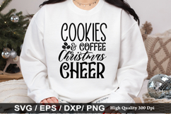 Cookies Coffee and Christmas SVG - Christmas Coffee Design Product Image 1