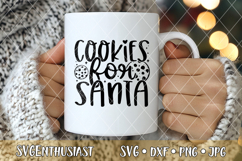 Cookies for Santa SVG cut file Product Image 2
