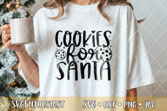 Cookies for Santa SVG cut file Product Image 3