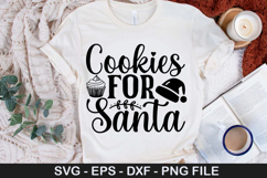 Cookies for Santa SVG - Christmas Design Product Image 1