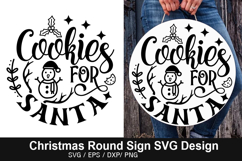 Christmas Round Signs SVG Deign - Dear Santa I Can Explain Product Image 2