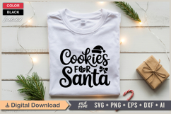 Cookies For Santa SVG | Christmas SVG | Holiday SVG | Xmas Product Image 2