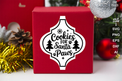 Cookies for Santa Paws SVG | Dog Christmas SVG | Dog SVG Product Image 2