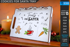 Santa Cookie Trays Laser Cut Bundle| Christmas |Santa Treats Product Image 13