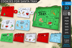 Santa Cookie Trays Laser Cut Bundle| Christmas |Santa Treats Product Image 1