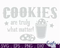 Farmhouse Home Round Sign Svg, Cookies Are What Truly Matter Product Image 2