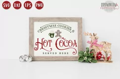 Christmas Cookies & Hot Cocoa Christmas SVG/Cut File Product Image 1