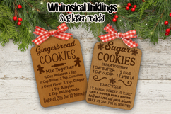 Cookie Tag Recipe Ornament Laser SVG Product Image 1