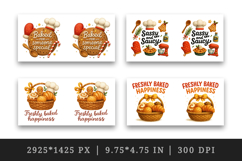 Cooking and Baking mug wrap printable sublimation design Product Image 2