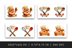 Cooking and Baking mug wrap printable sublimation design Product Image 2