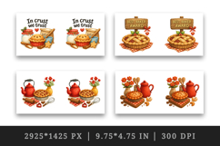 Cooking and Baking mug wrap printable sublimation design Product Image 2