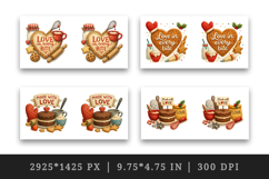 Cooking and Baking mug wrap printable sublimation design Product Image 2