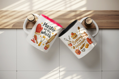 Cooking and Baking mug wrap printable sublimation design Product Image 3