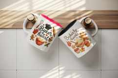 Cooking and Baking mug wrap printable sublimation design Product Image 3