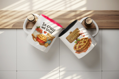Cooking and Baking mug wrap printable sublimation design Product Image 3