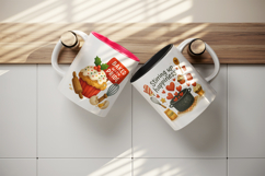 Cooking and Baking mug wrap printable sublimation design Product Image 3