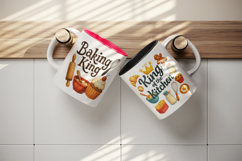 Cooking and Baking mug wrap printable sublimation design Product Image 3