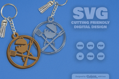 Cooking Keychain SVGs Product Image 2