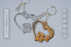 Cooking Keychain SVGs Product Image 1