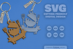 Cooking Keychain SVGs Product Image 2