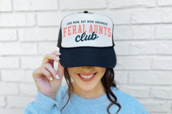 Cricut cut file design for aunt shirts with layered text in coral and teal, combining vintage sports typography and script lettering.